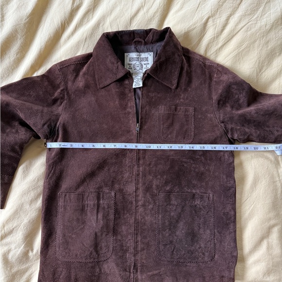 Vintage GAP Brown Suede Jacket - Picture 10 of 12
